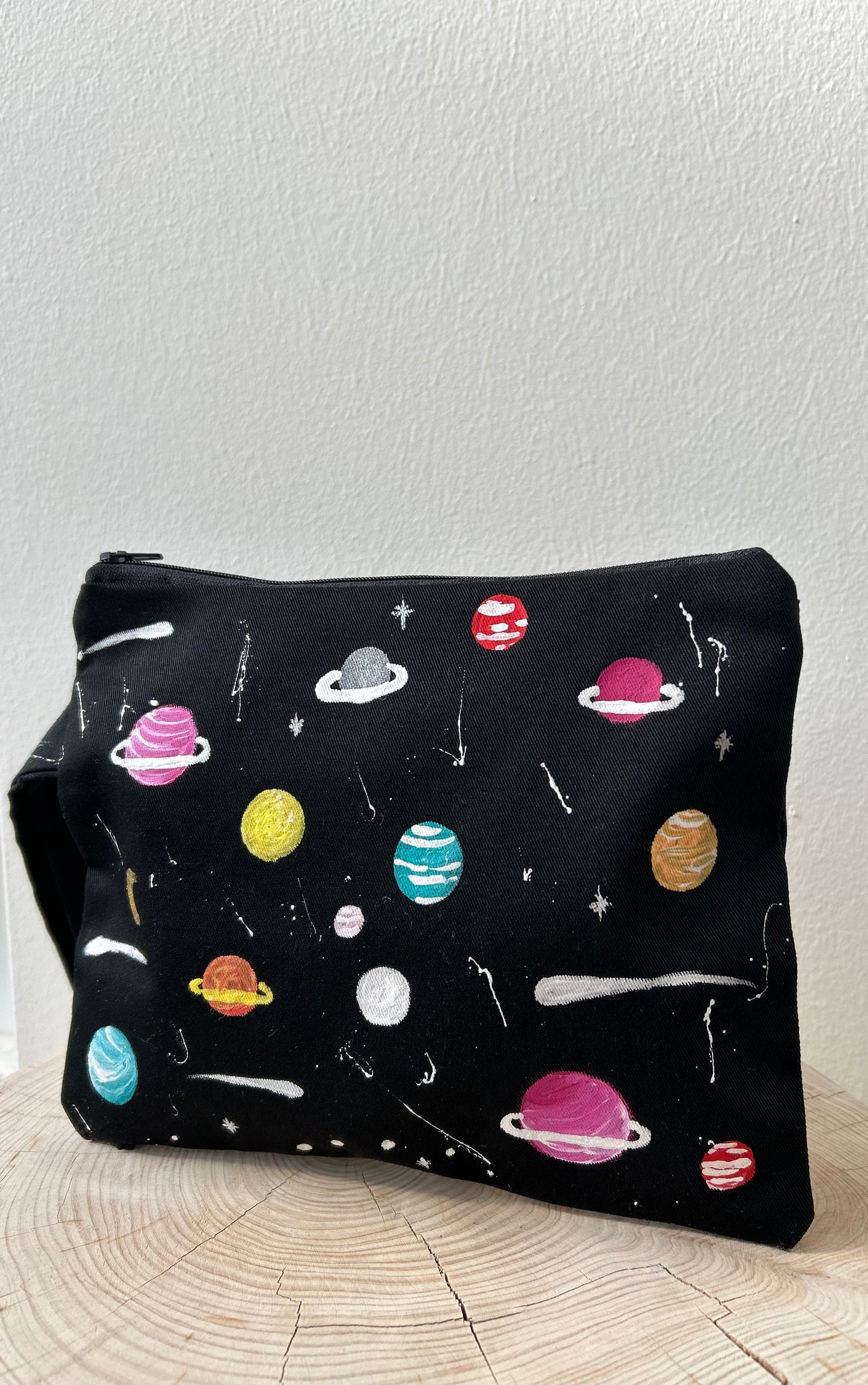 Handmade clutch - universe