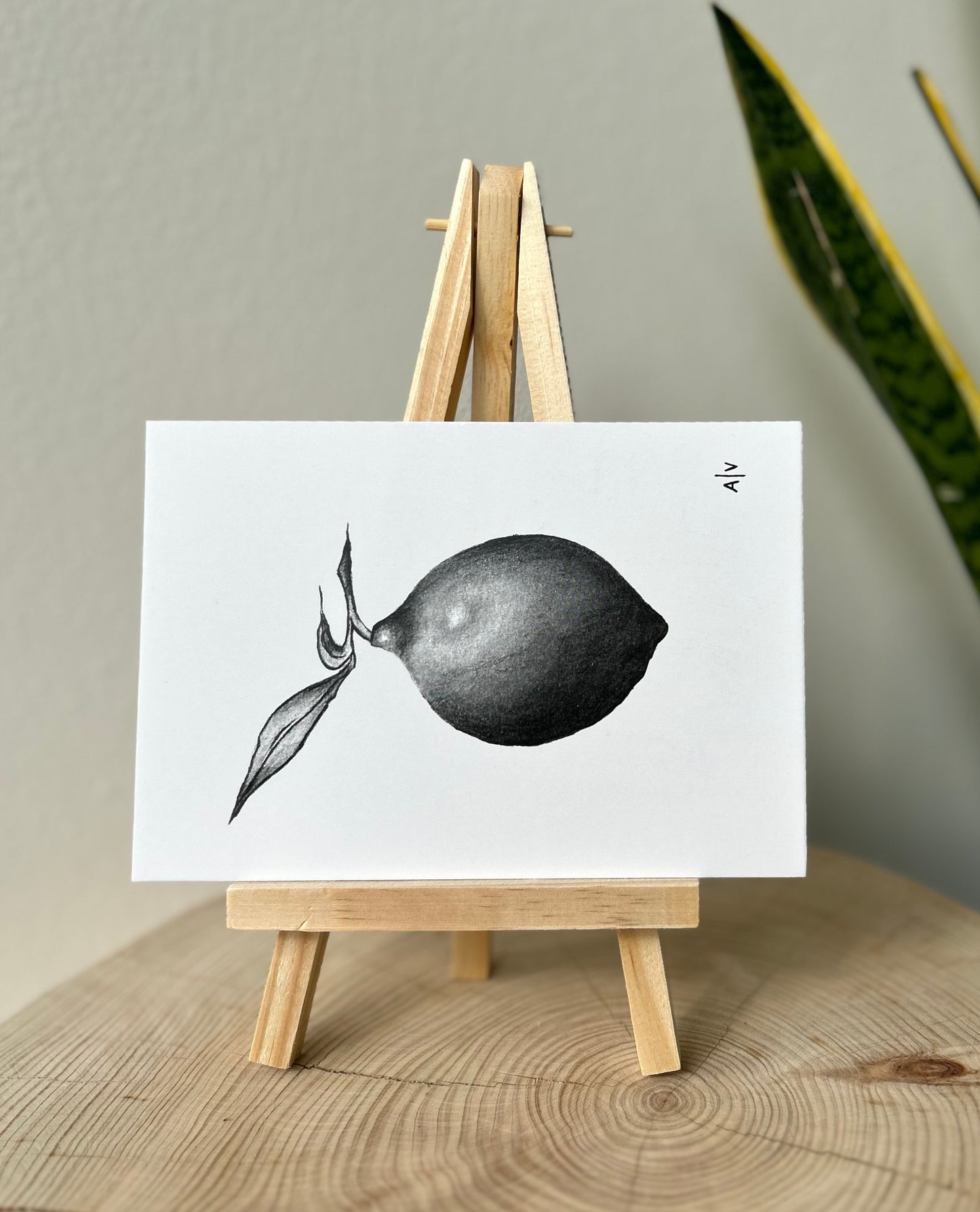 Sketch card - lemon