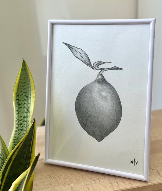 Sketch Print - lemon