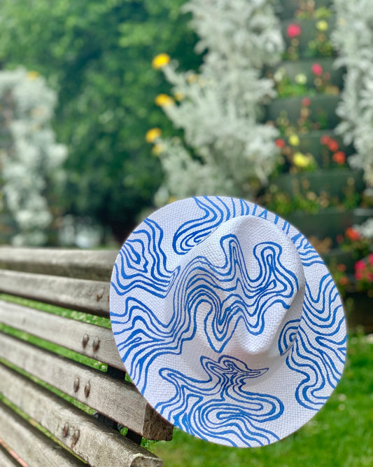 Blue Panama hat - Greece