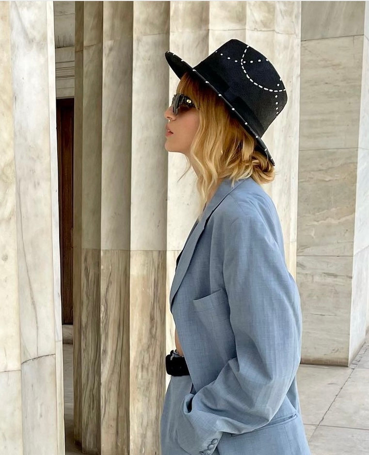 Black Panama hat - Sicily