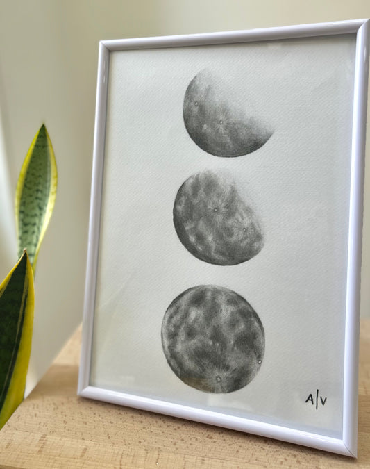 Sketch Print - moon
