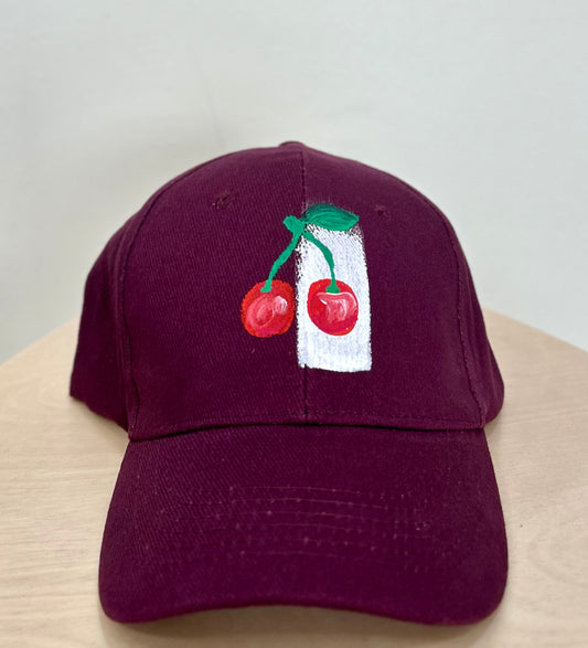 Jockey hat - cherries