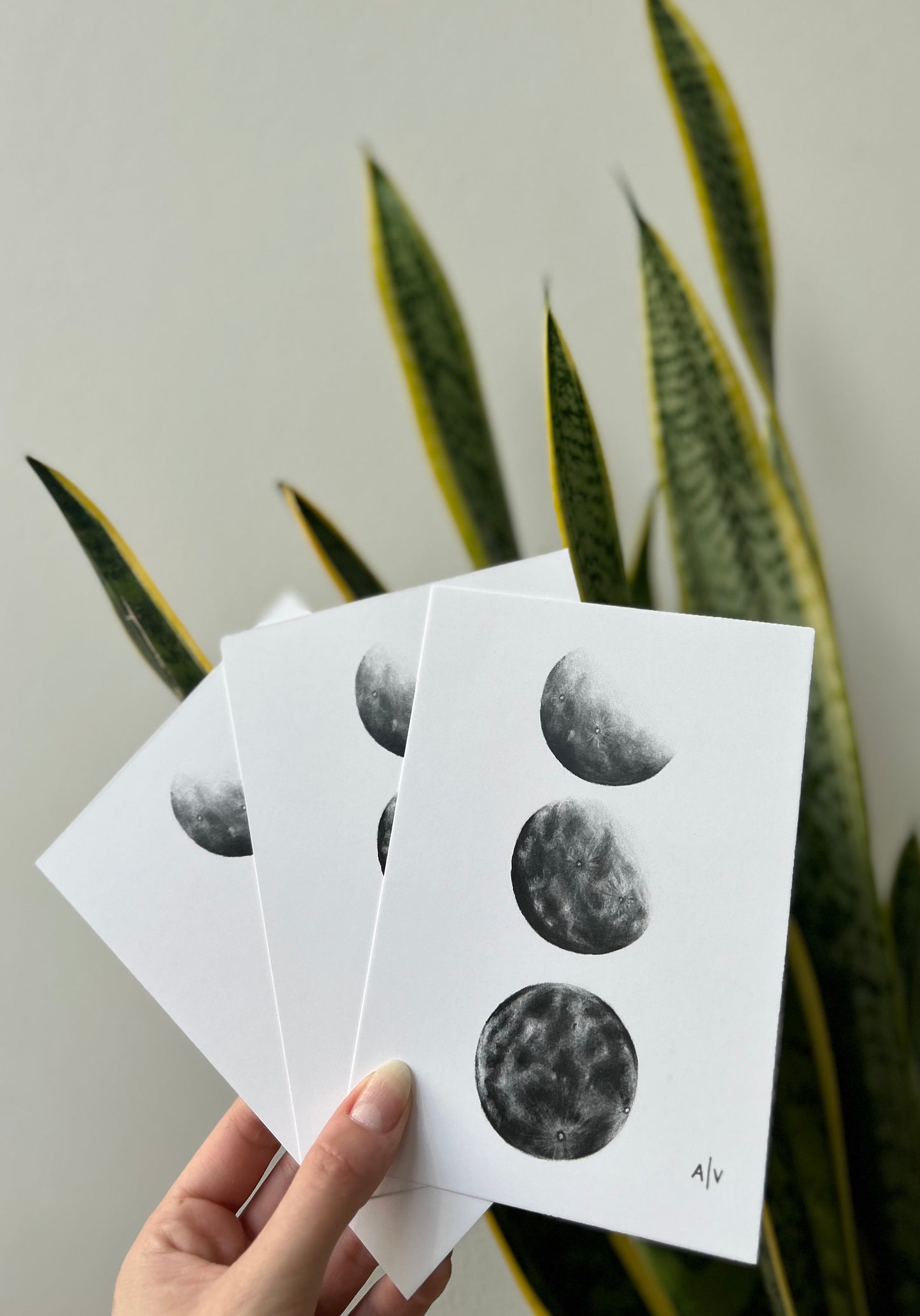 Sketch card - moon