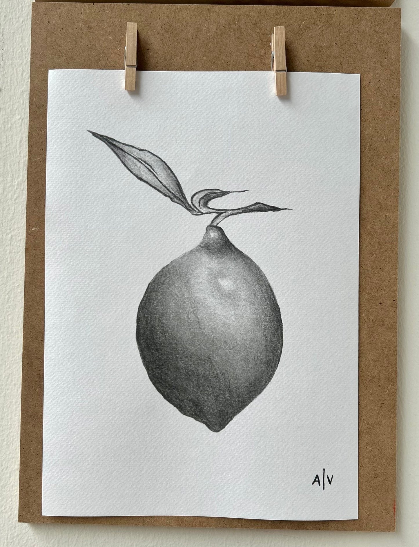 Sketch Print - lemon