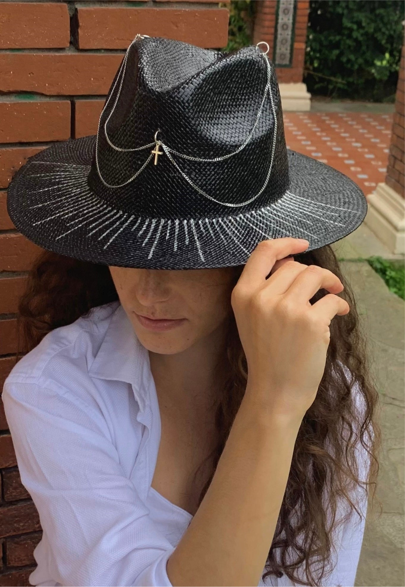Black Panama hat - Jerusalem