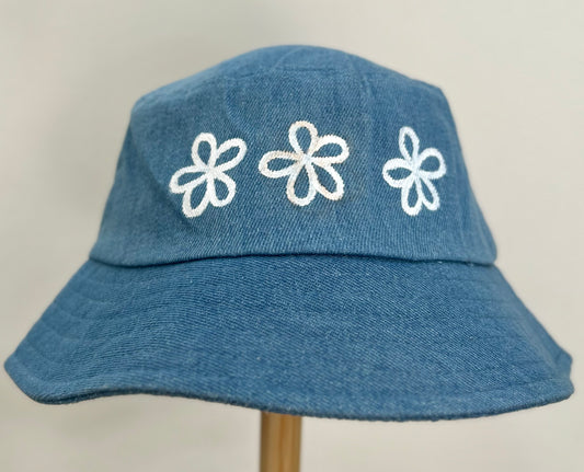 Jean bucket hat - floral