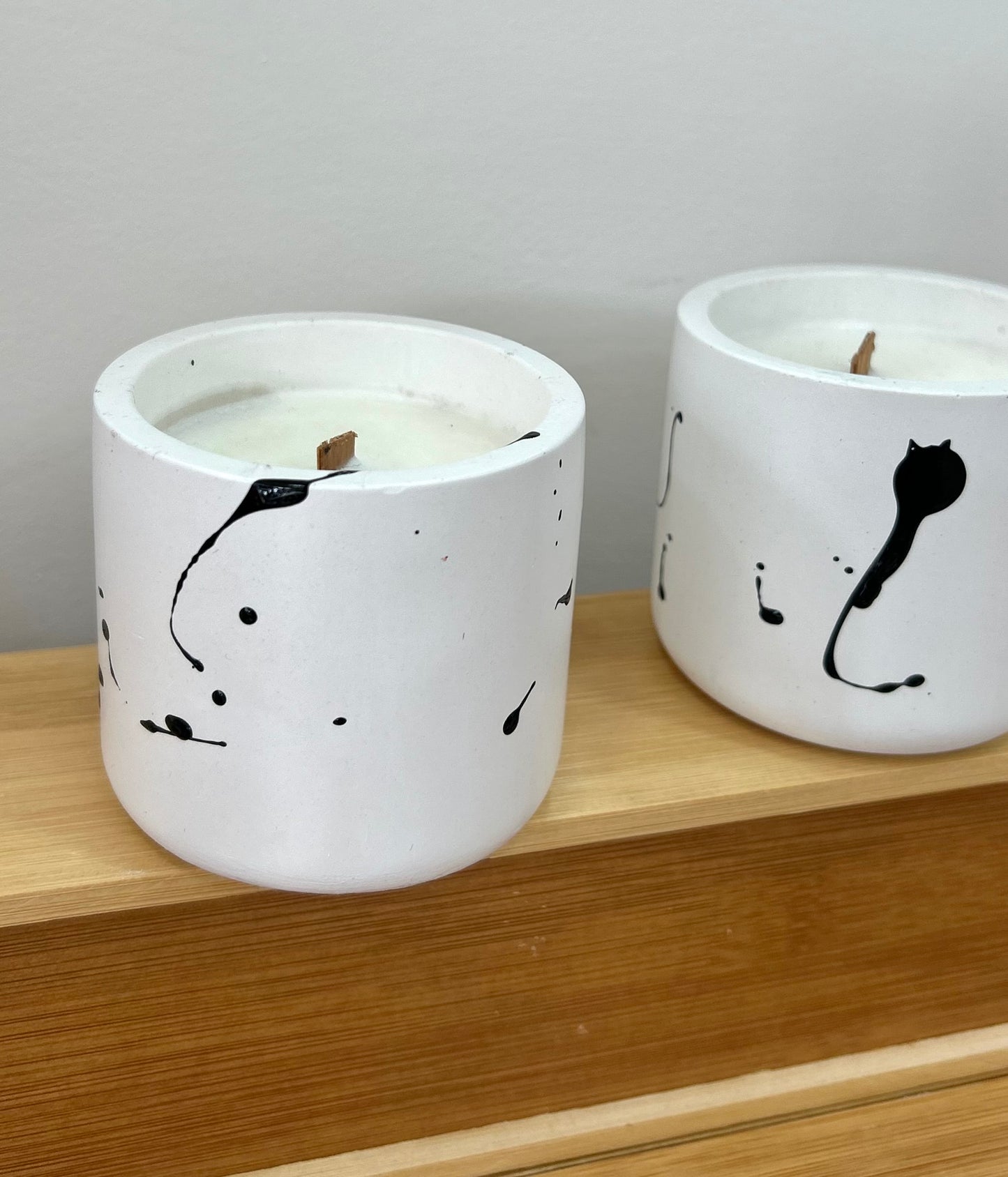 Soy candle - abstract