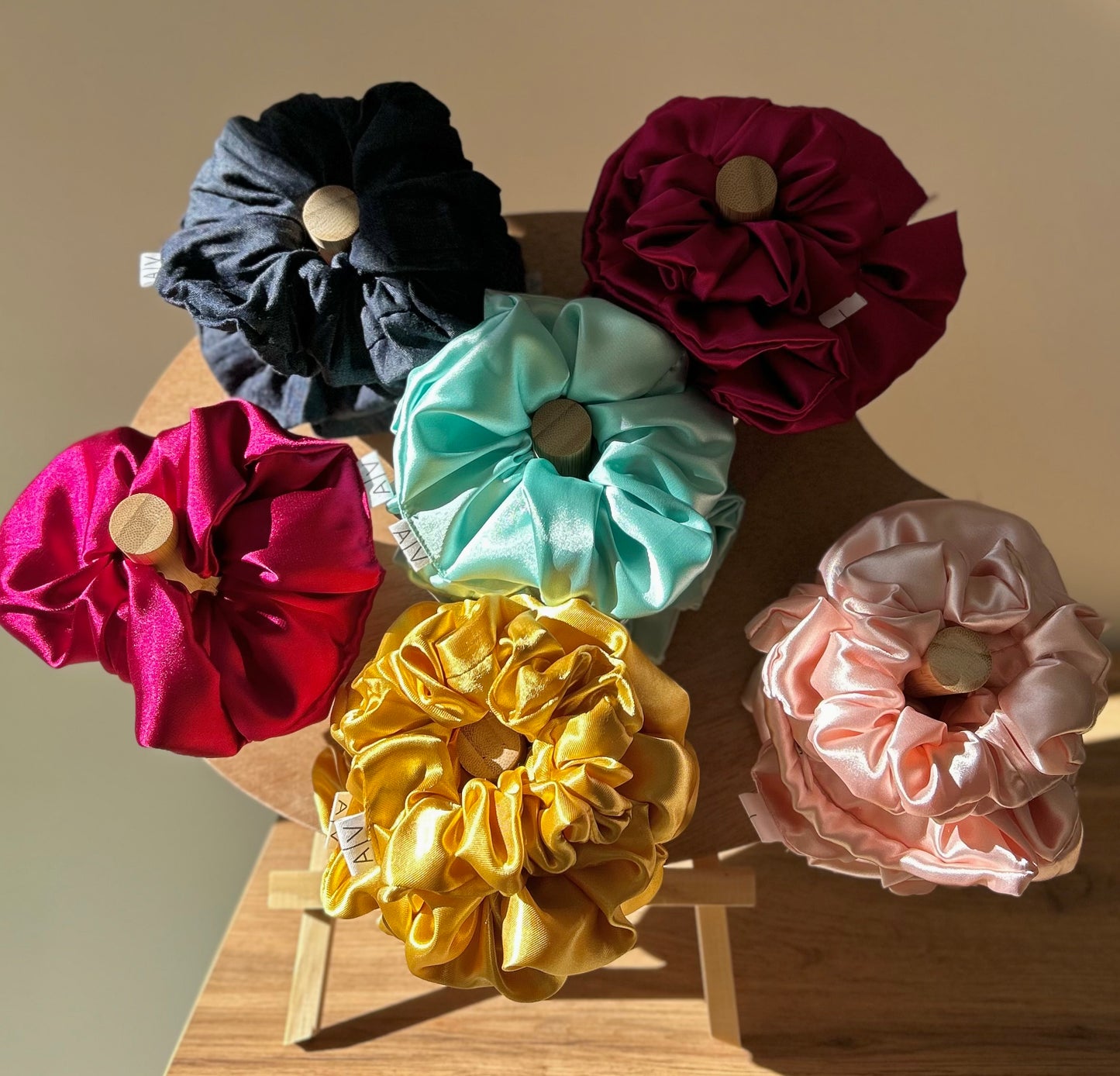 Golden scrunchie