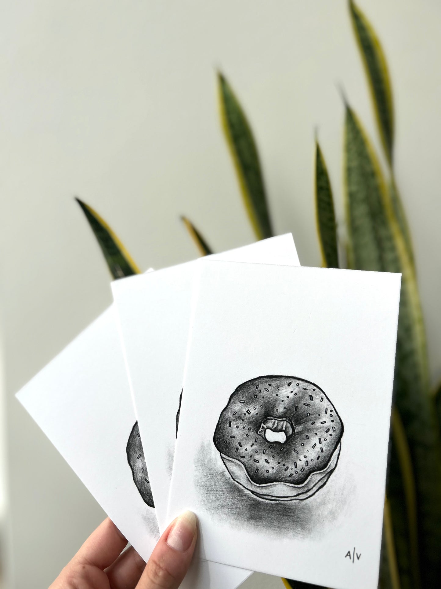Sketch card - donut