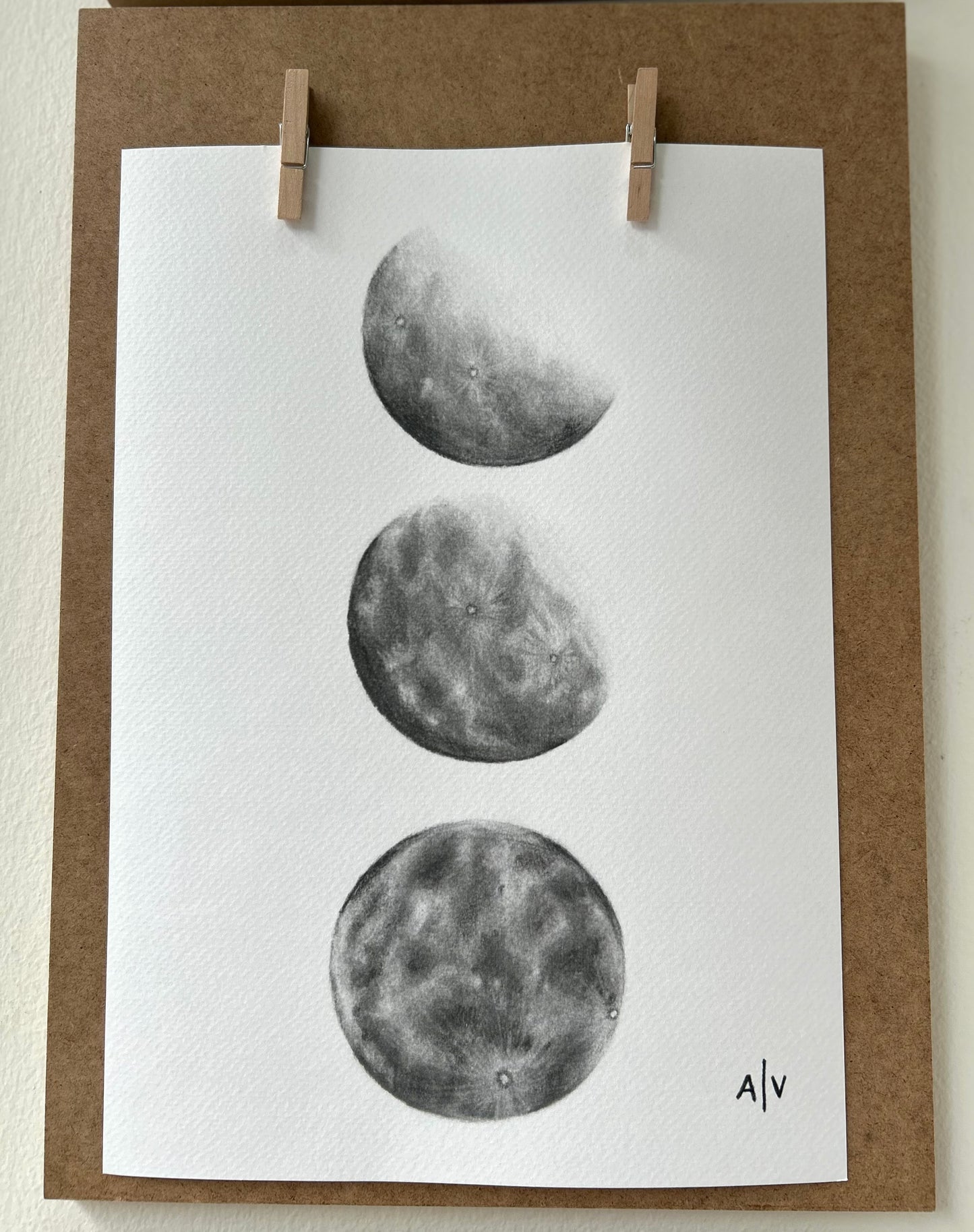 Sketch Print - moon