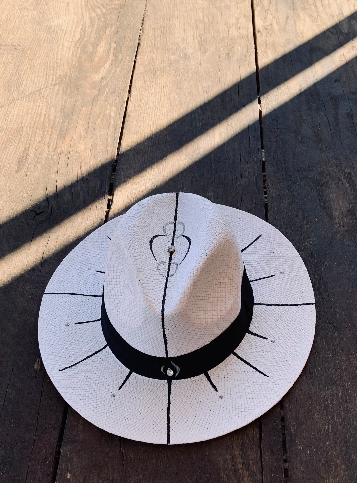 White Panama hat - Luiziana