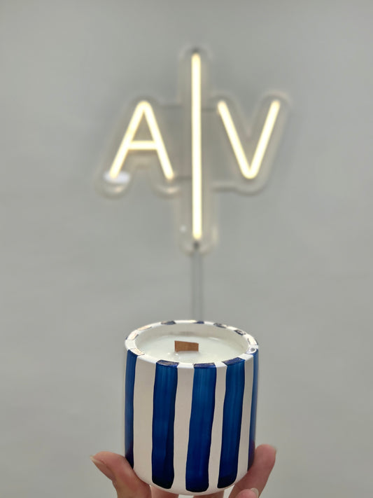 Soy candle - blue