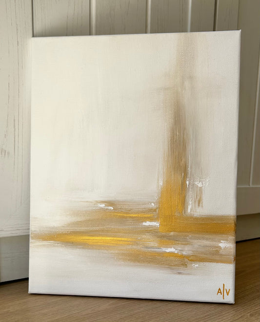 Acrylic painting - “Golden heaven”