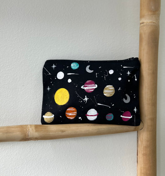 Handmade pouch - universe