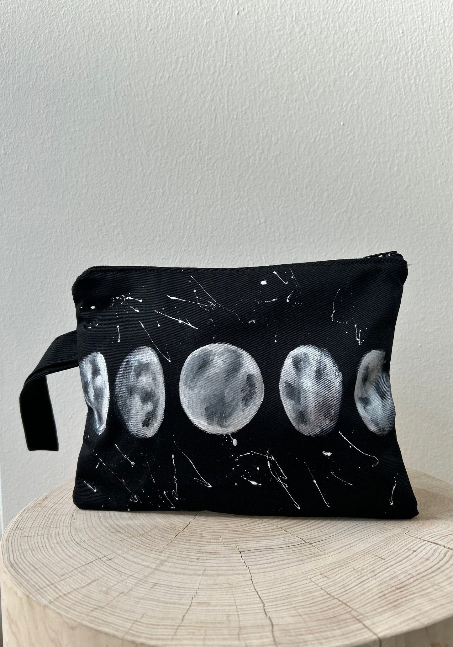 Handmade clutch - moon
