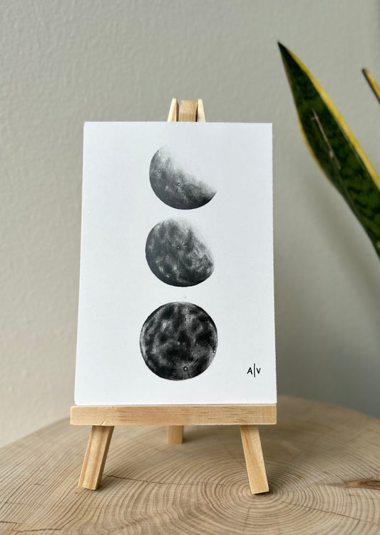 Sketch card - moon