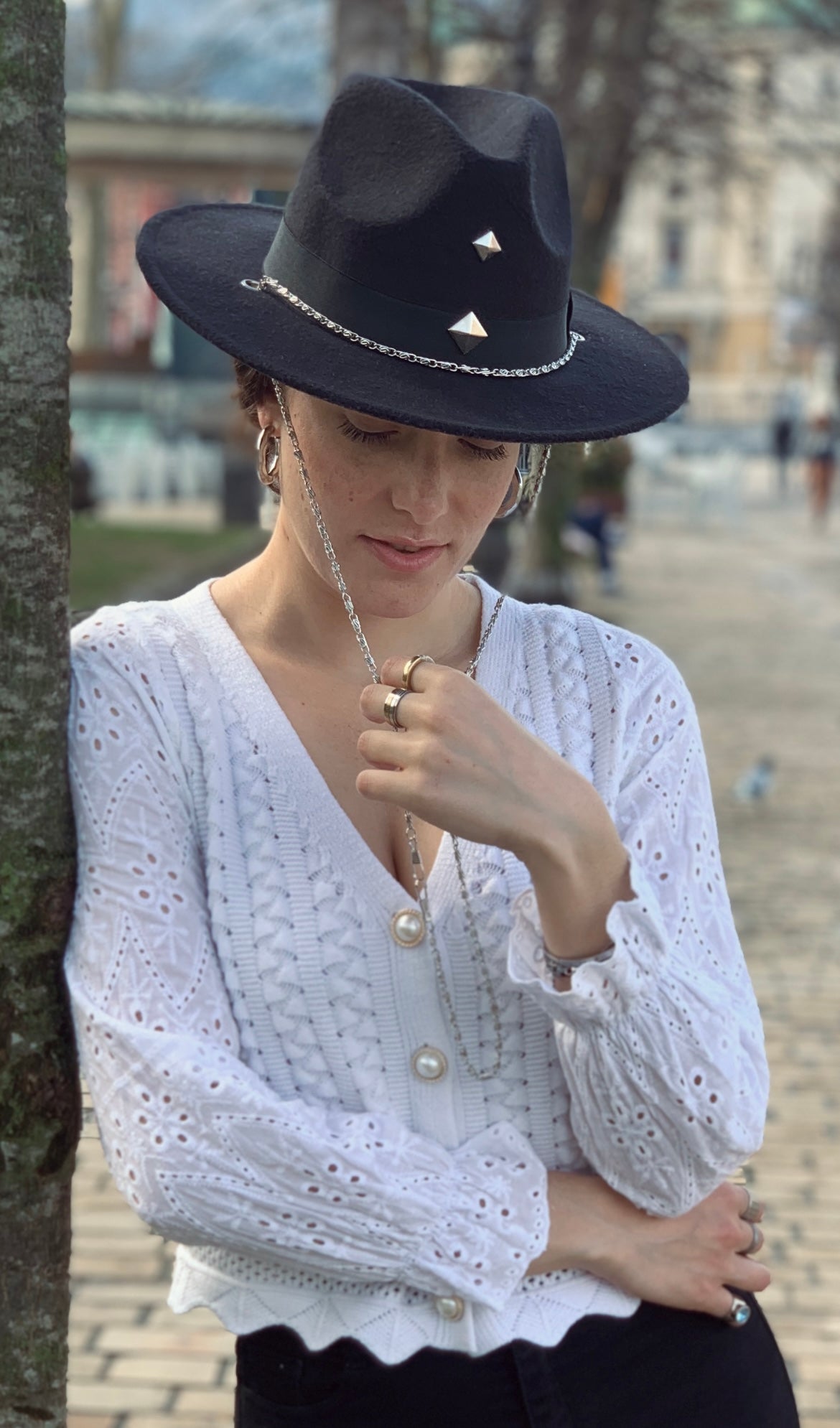 Black fedora hat - “Arizona”