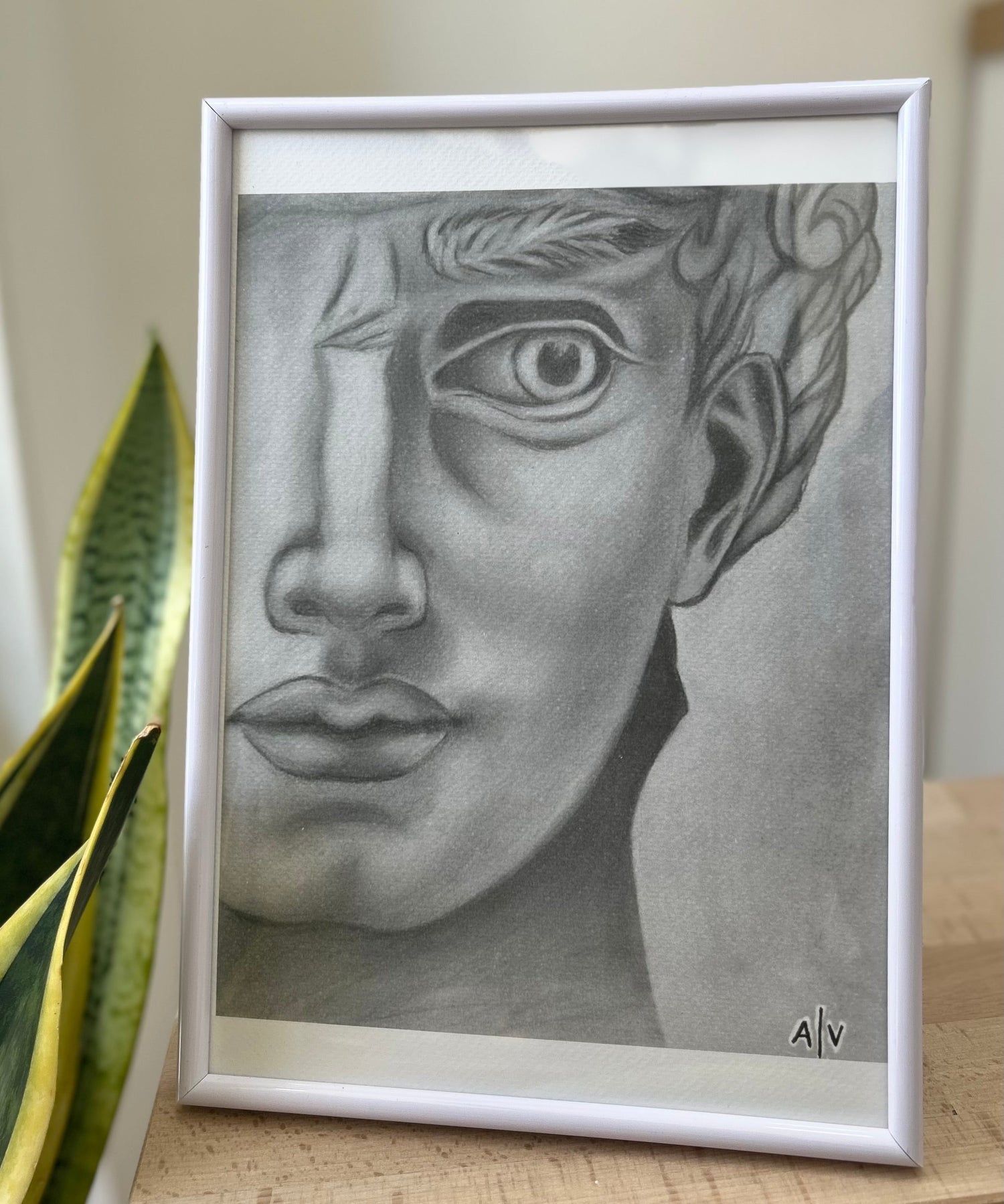 Charcoal sketch prints