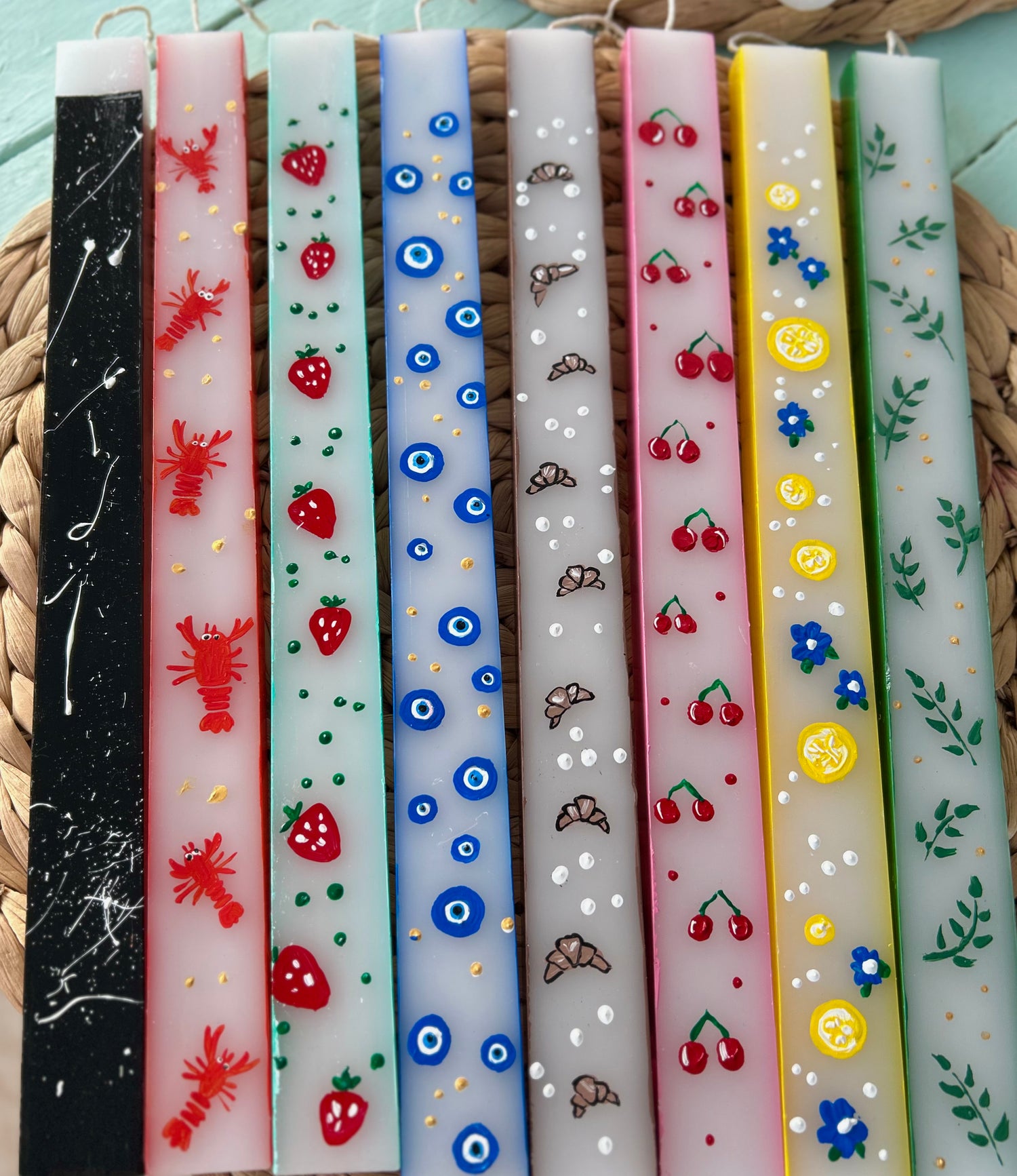 Λαμπάδες ζωγραφισμένες🐣