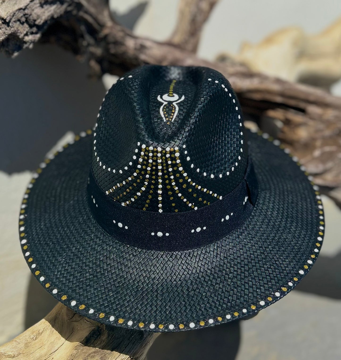 Black Panama hat - “Adelaide”