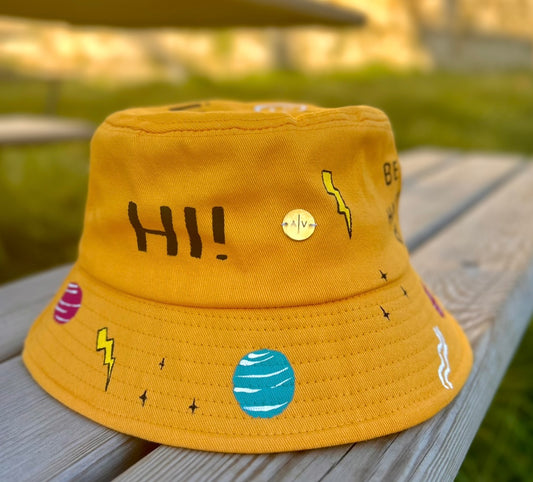 Yellow bucket hat - rebellious