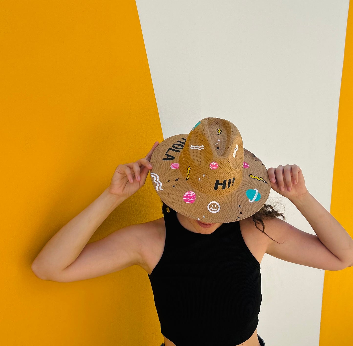 Brown Panama hat - “Rebellious”