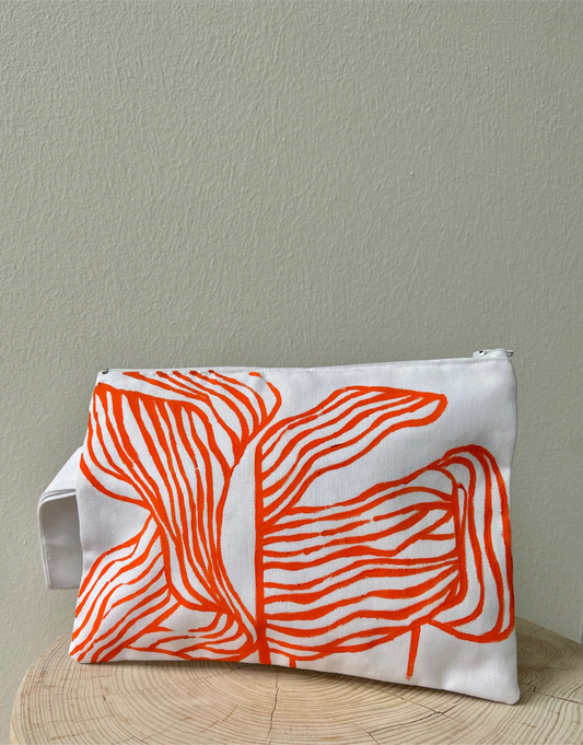 Handmade clutch - Orange