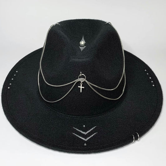 Black fedora hat - Cappadocia