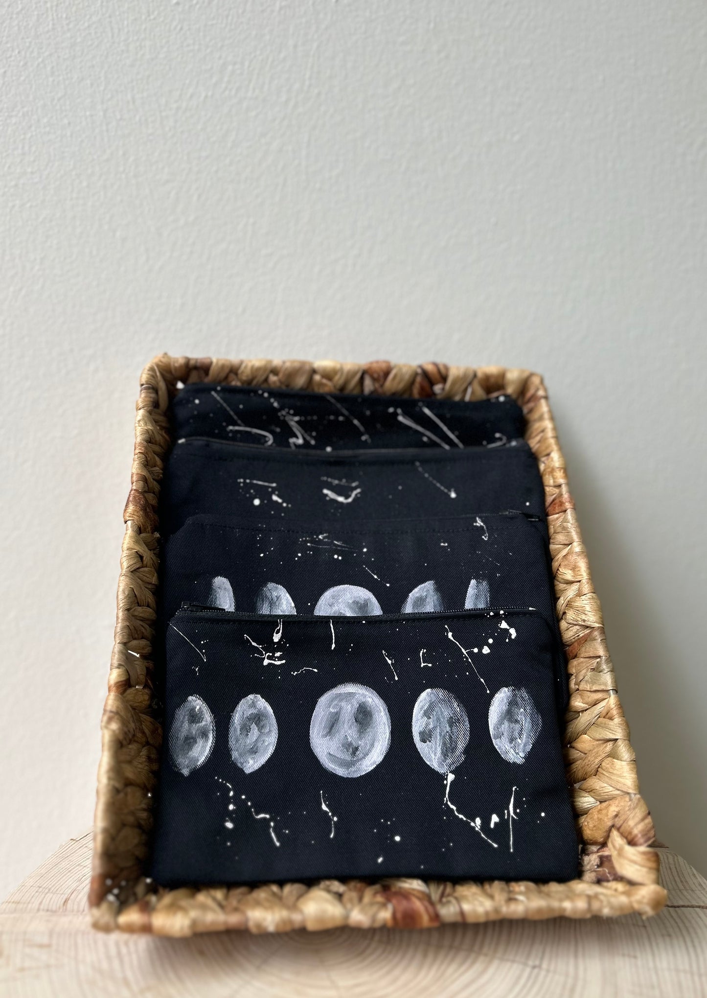 Handmade pouch - moon