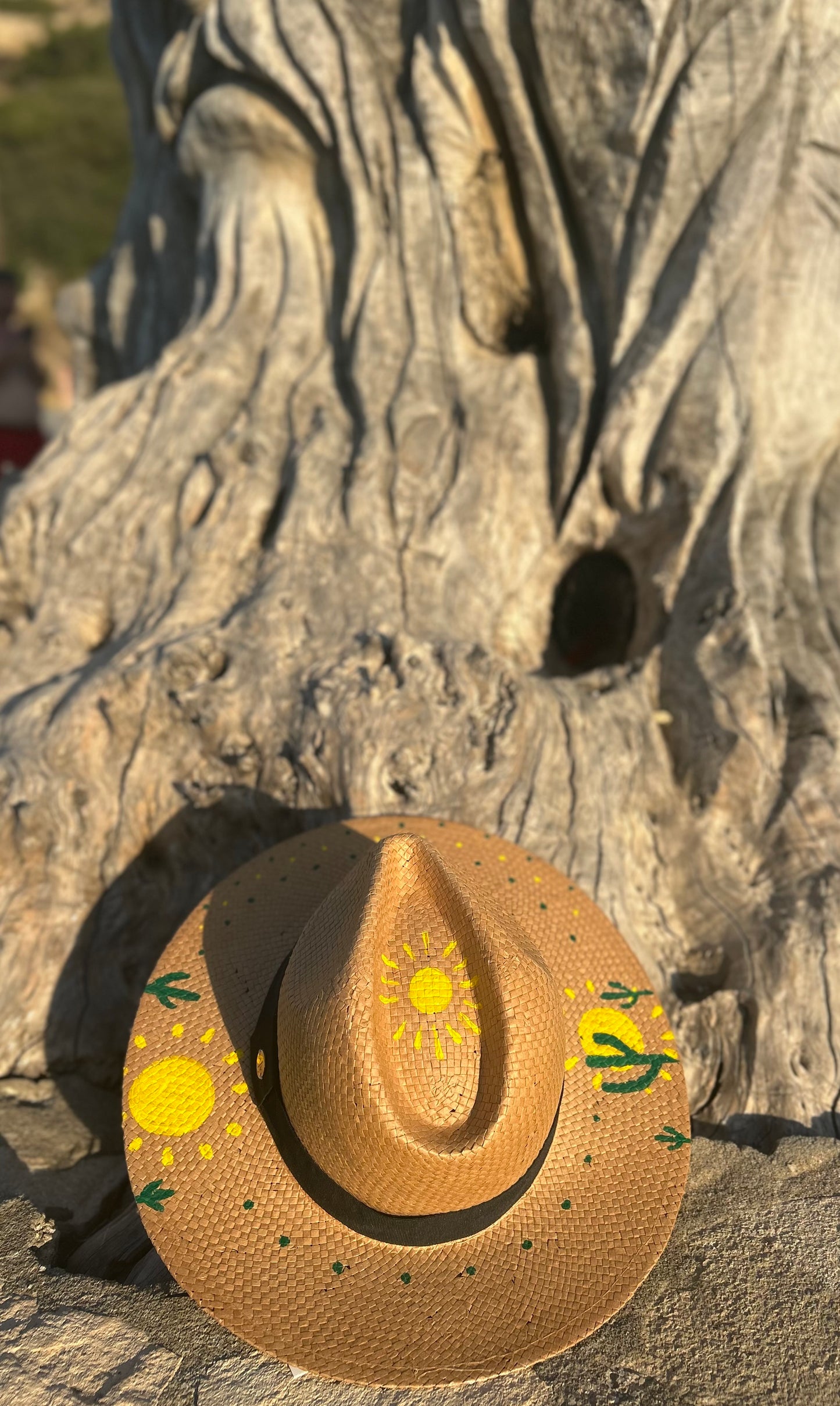 Brown Panama hat - “Sahara”