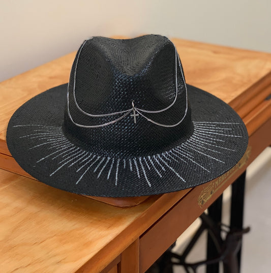 Black Panama hat - Jerusalem