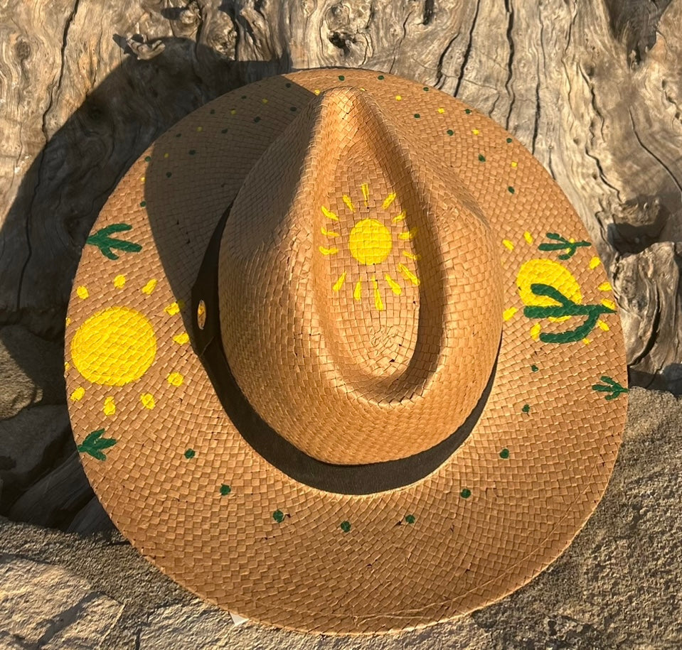 Brown Panama hat - “Sahara”