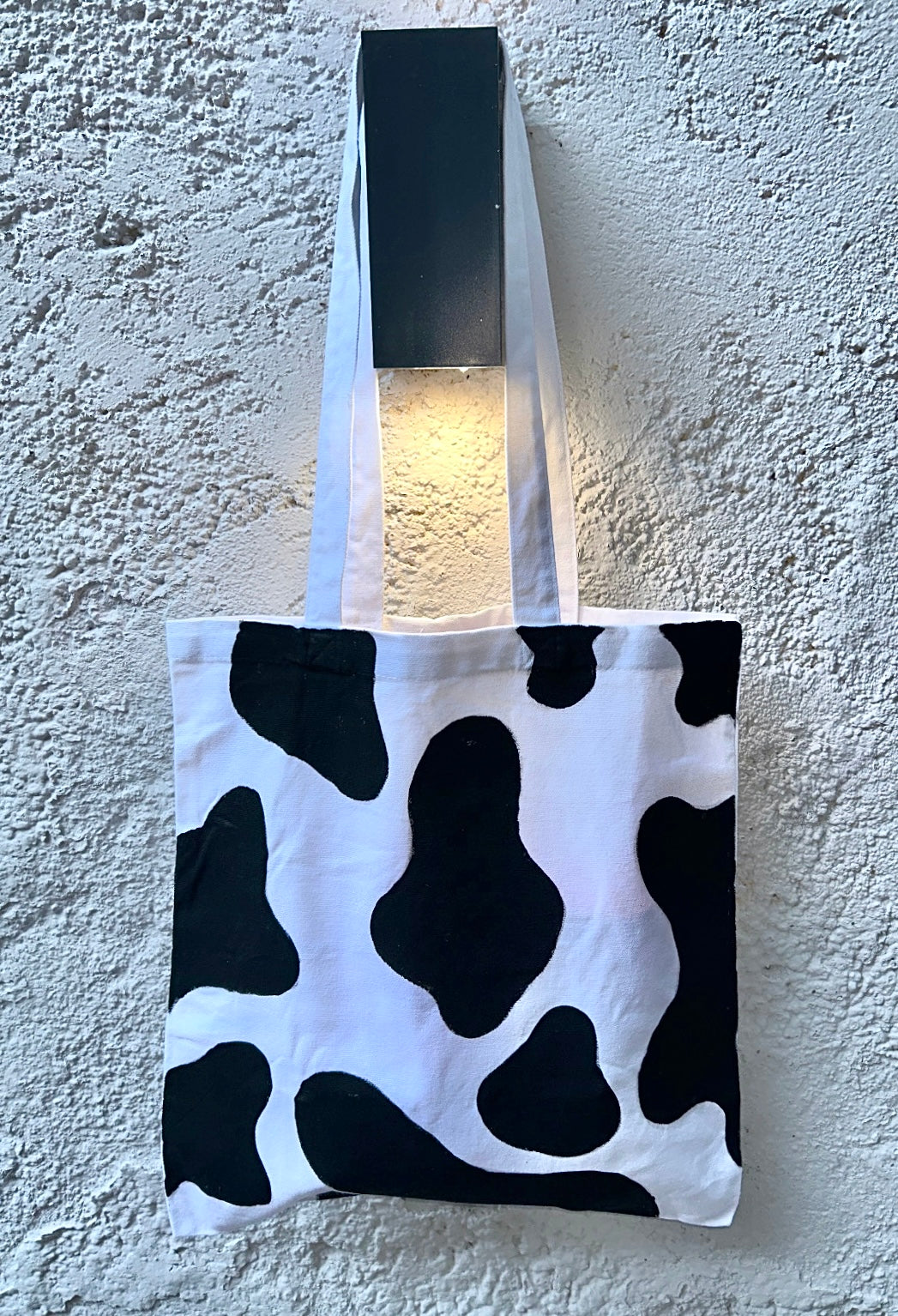 Handpainted tote bag - “cow”