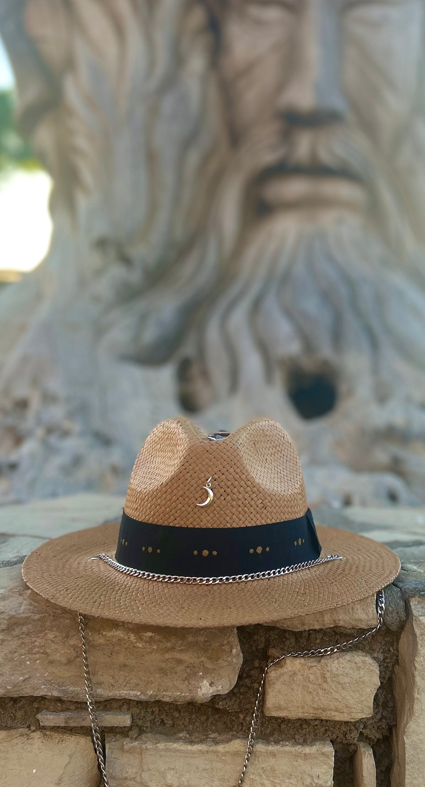 Brown handmade panama hat - “Dallas Brown”